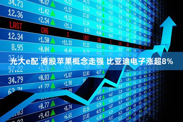 光大e配 港股苹果概念走强 比亚迪电子涨超8%