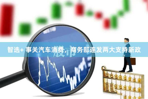 智选+ 事关汽车消费，商务部连发两大支持新政